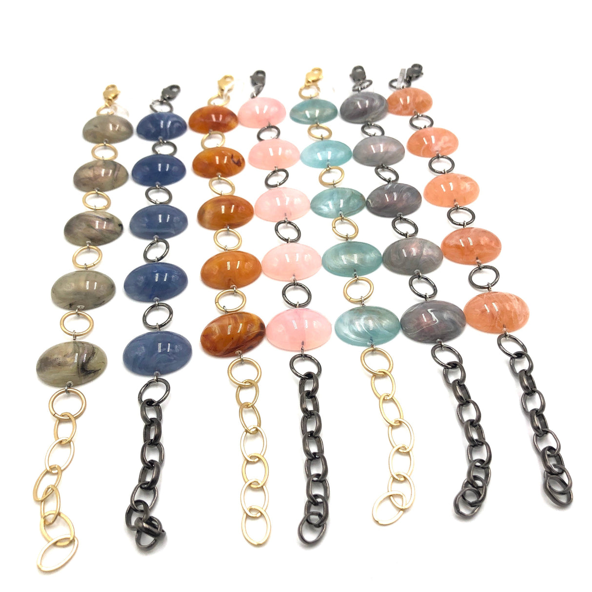 Blue Gemz Stations Bracelet from Leetie Lovendale