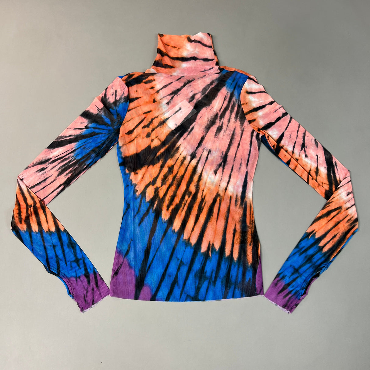 AFRM Zadie Turtleneck Pullover w/Thumb Holes Women's XS Blue Halo Placement AET028103AU21 (New) from PayWut
