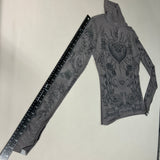 AFRM Zadie Turtleneck Pullover w/Thumb Holes Women's M Noir Tarot Card AET028103AU21 (New) from PayWut