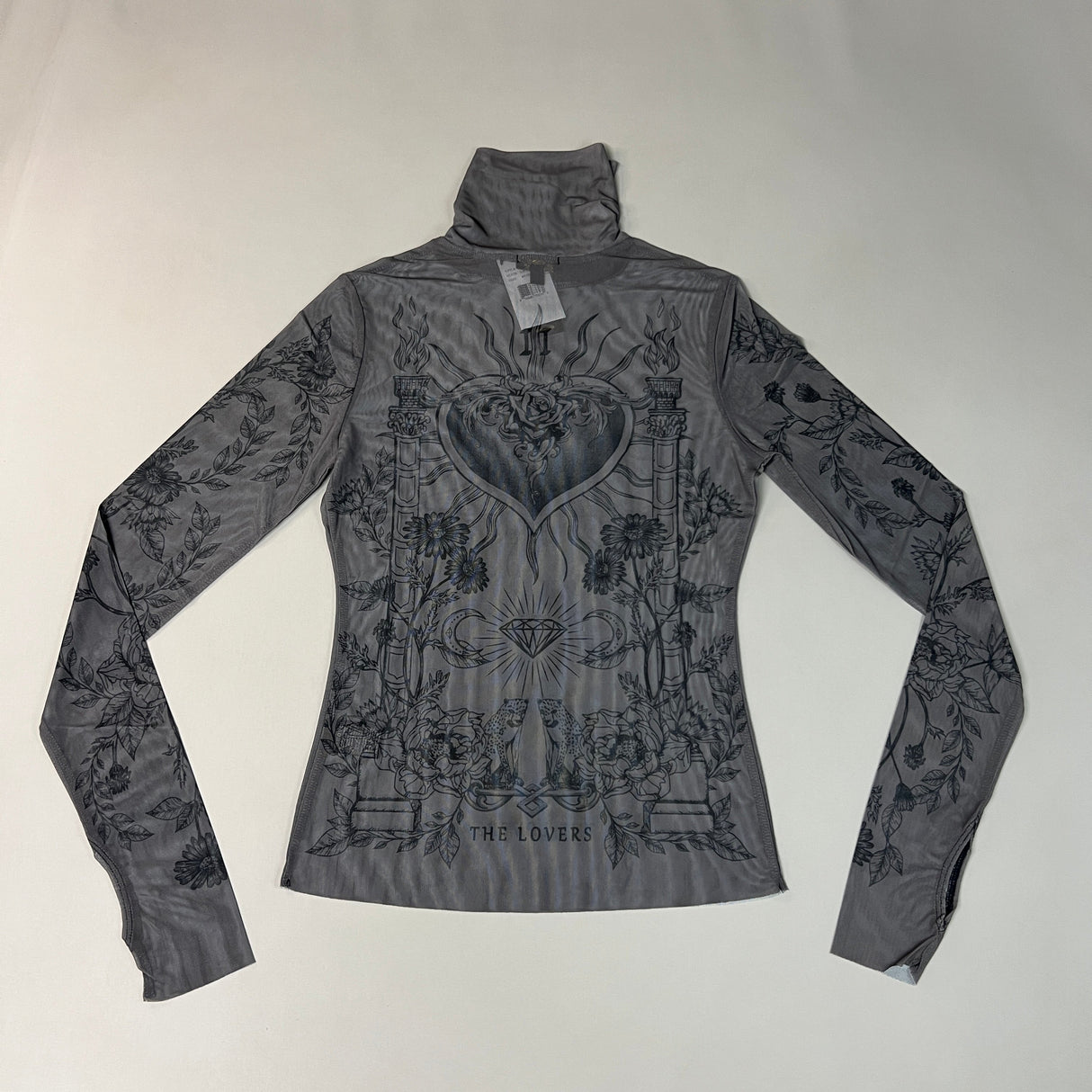AFRM Zadie Turtleneck Pullover w/Thumb Holes Women's M Noir Tarot Card AET028103AU21 (New) from PayWut