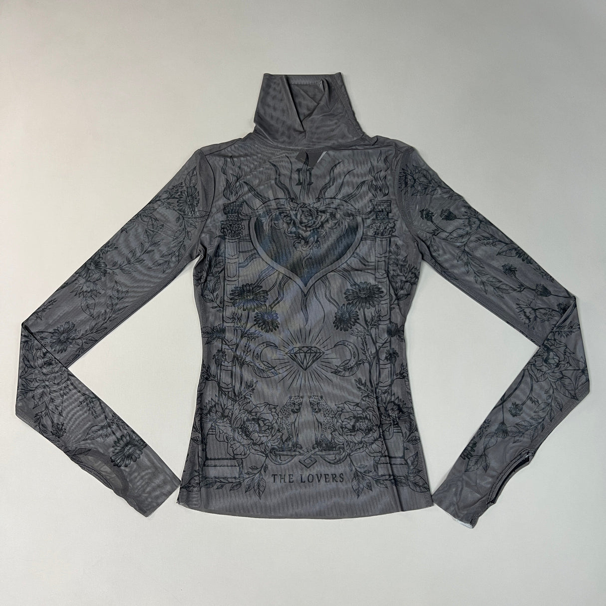 AFRM Zadie Turtleneck Pullover w/Thumb Holes Women's XS Noir Tarot Card AET028103AU21 (New) from PayWut