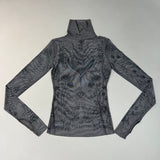 AFRM Zadie Turtleneck Pullover w/Thumb Holes Women's XS Noir Tarot Card AET028103AU21 (New) from PayWut