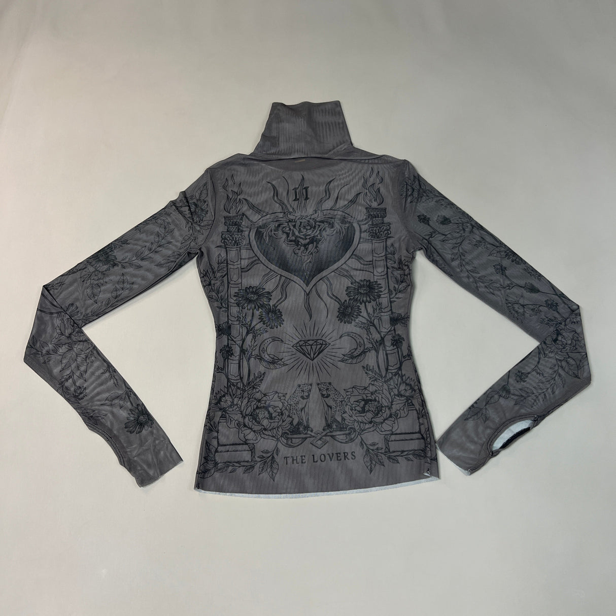 AFRM Zadie Turtleneck Pullover w/Thumb Holes Women's XS Noir Tarot Card AET028103AU21 (New) from PayWut