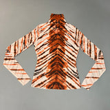 AFRM Zadie Turtleneck Pullover w/Thumb Holes Women's M Placement Tiger AET028103AU21 (New) from PayWut