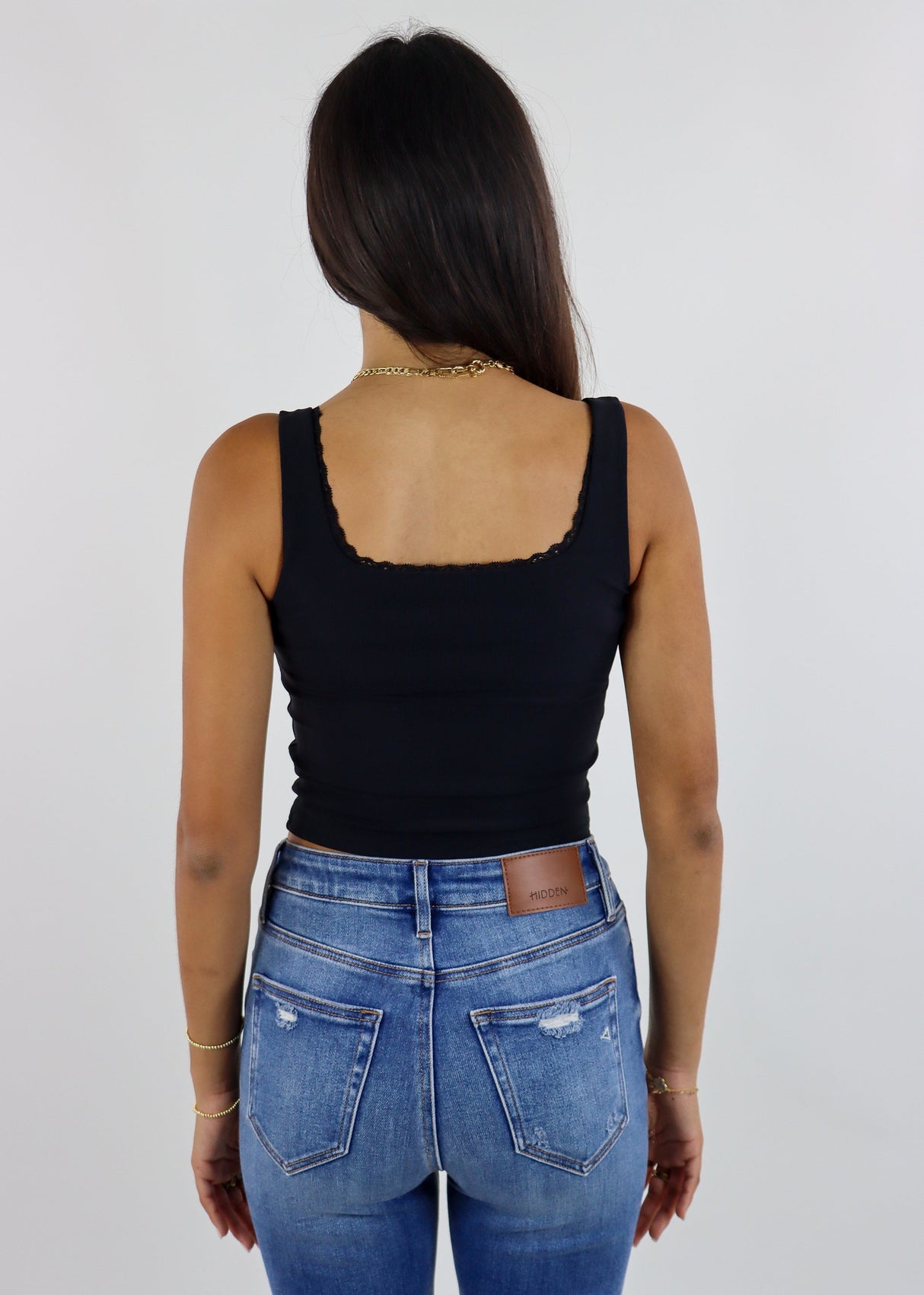 Rock N Rags Do It All Lace Tank ★ Black From Rock N Rags