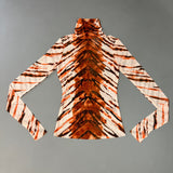 AFRM Zadie Turtleneck Pullover w/Thumb Holes Women's XS Placement Tiger AET028103AU21 (New) from PayWut