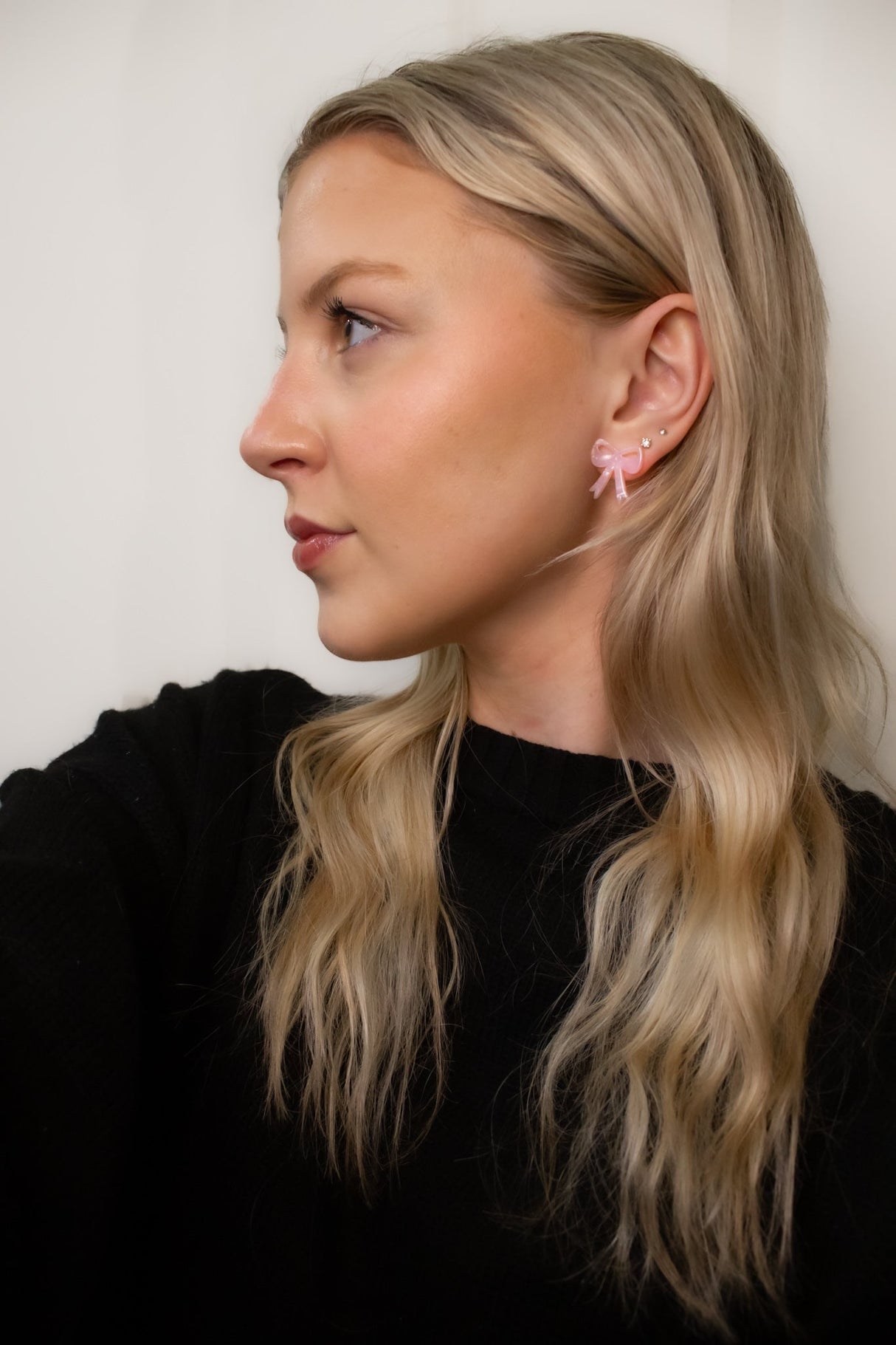 Bow Studs - Pink from Spiffy & Splendid
