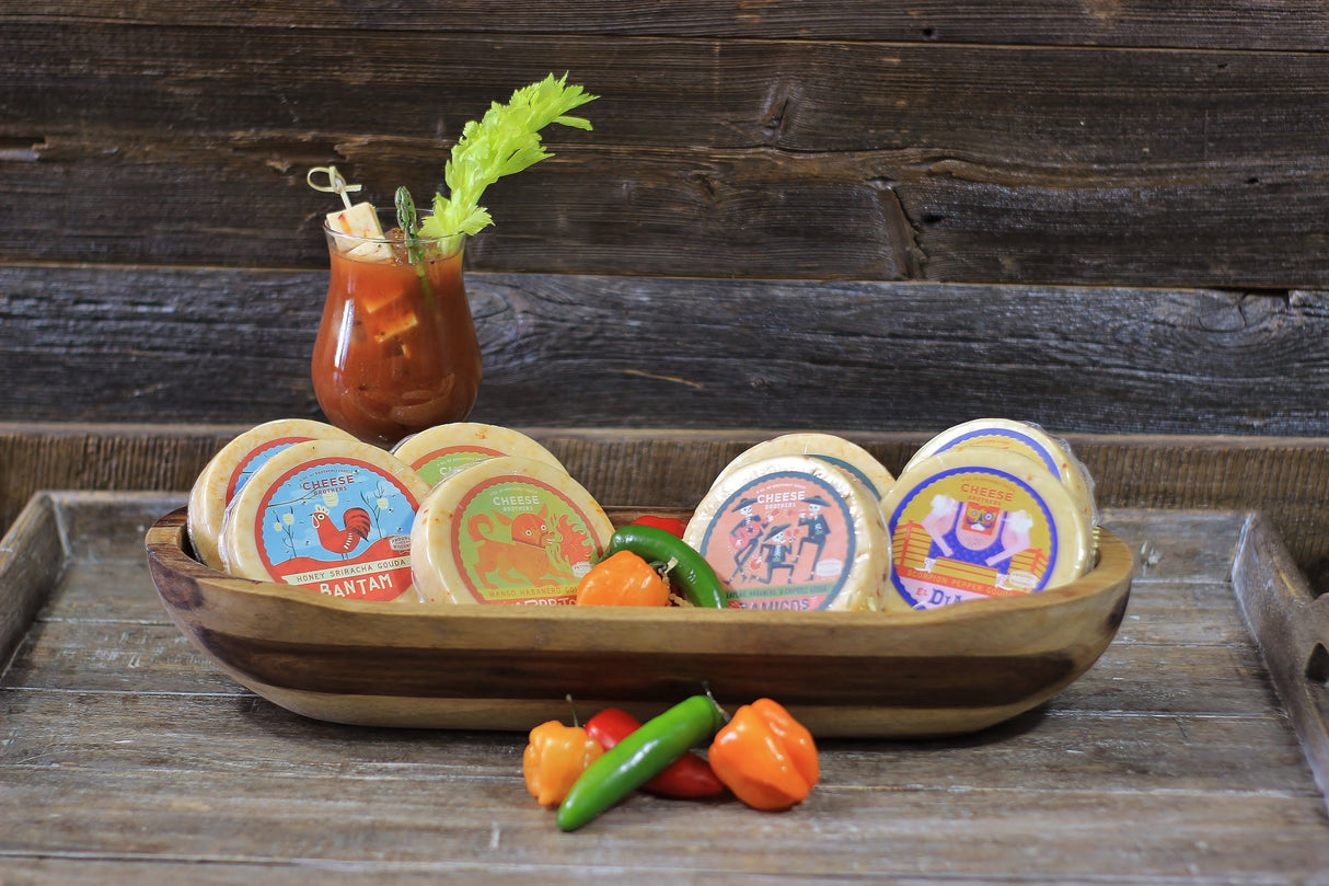 Spicy Cheese Lovers Pack (8 Cheeses) from Cheese Brothers, Inc.