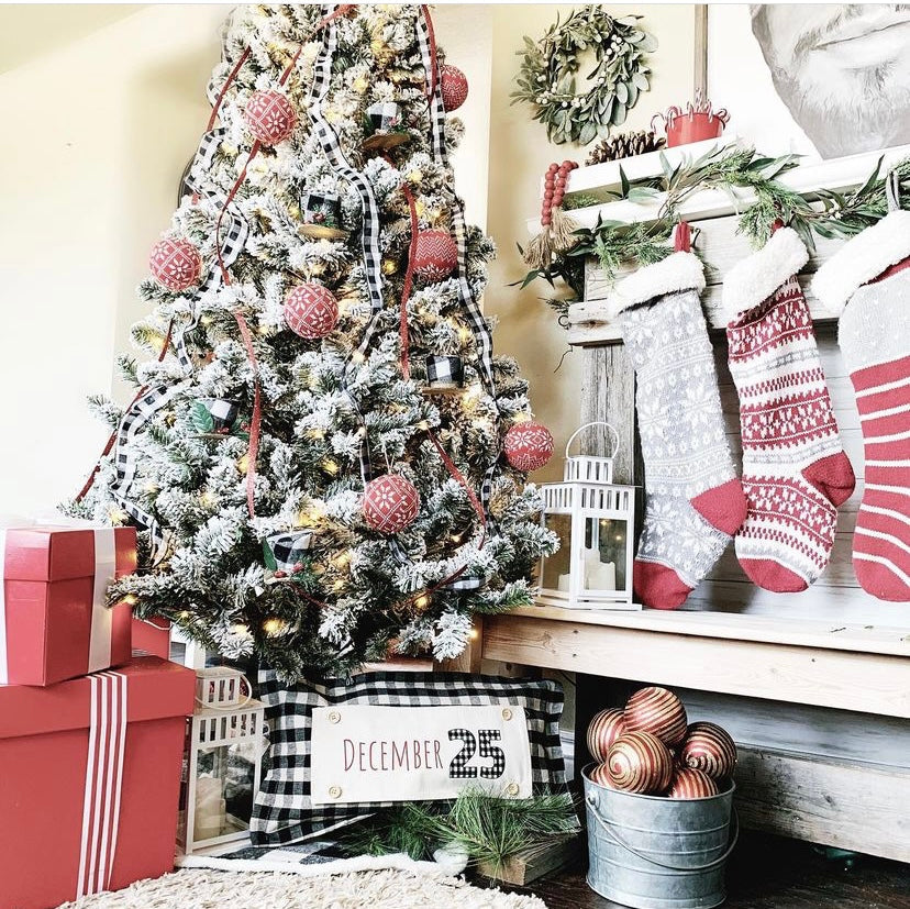 GIFT GUIDE:  FOR THOSE THAT ARE HARD TO BUY FOR!  SEASONAL SET: Buffalo Check Gingham Pillow (comes w/ foam insert & these 4 panels in back pocket)  SUNFLOWERS, SNOWMAN SCARVES, BE MY VALENTINE, SUMMER VINTAGE CAMPER From PillowPanels