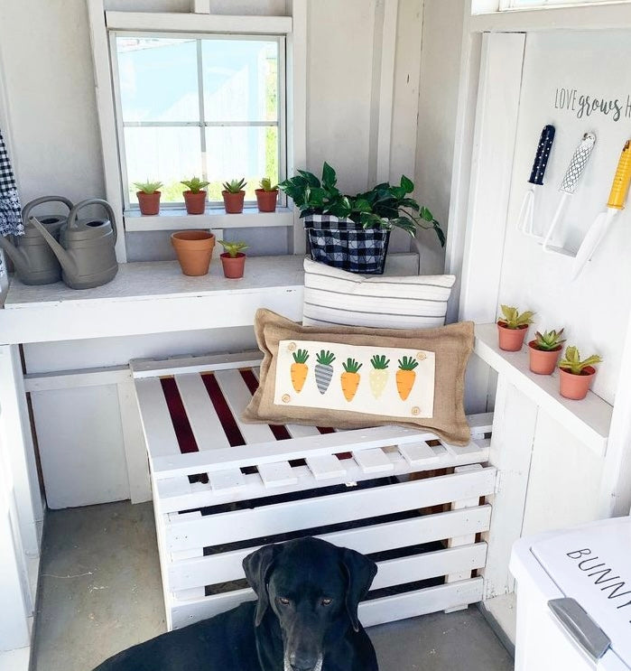 Holiday Panel: Spring, Summer, Veggies, Bunny Food, Garden; CARROT PATCH From PillowPanels