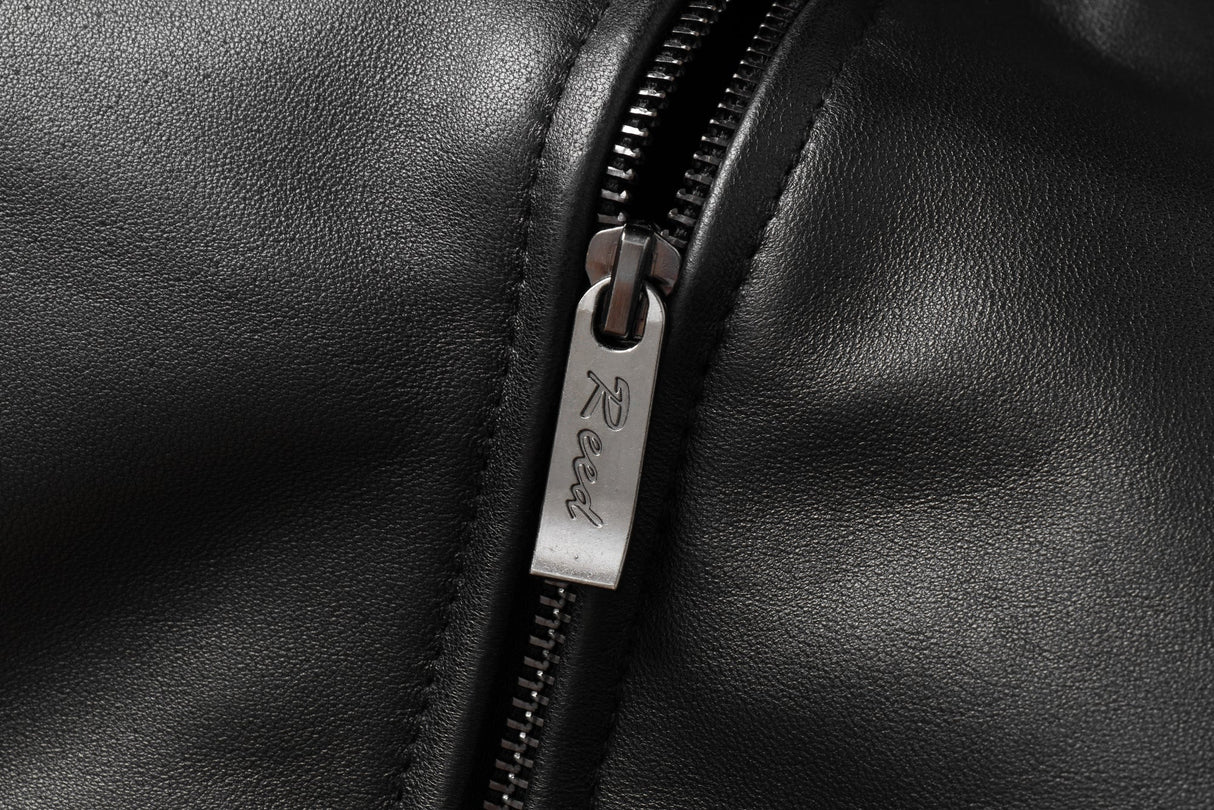 REED Men's New Zealand Lambskin Leather Jacket - Imported from Reed Leather