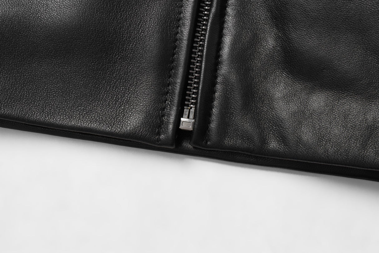 REED Men's New Zealand Lambskin Leather Jacket - Imported from Reed Leather