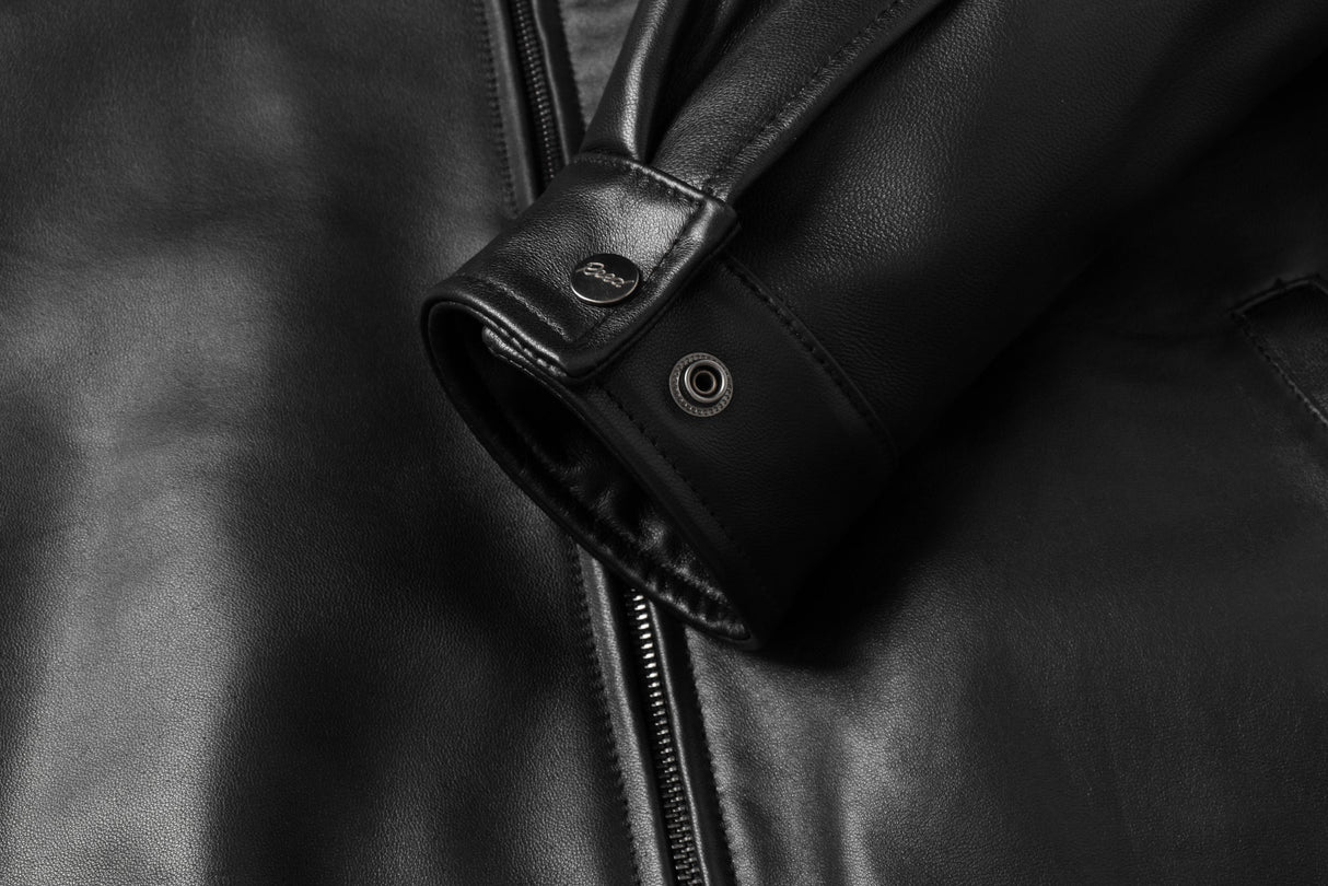 REED Men's New Zealand Lambskin Leather Jacket - Imported from Reed Leather
