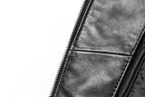 REED EST. 1950 Men's Jacket Genuine Lambskin Leather Stand UP Collar Winners Coat - Imported from Reed Leather