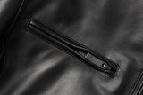 REED EST. 1950 Men's Jacket Genuine Lambskin Leather Stand UP Collar Winners Coat - Imported from Reed Leather