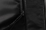 REED EST. 1950 Men's Jacket Genuine Lambskin Leather Stand UP Collar Winners Coat - Imported from Reed Leather