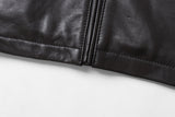 REED EST. 1950 Men's Jacket Genuine Lambskin Leather Stand UP Collar Winners Coat - Imported from Reed Leather