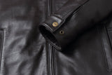 REED EST. 1950 Men's Jacket Genuine Lambskin Leather Stand UP Collar Winners Coat - Imported from Reed Leather
