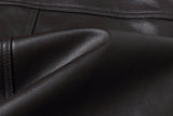 REED EST. 1950 Men's Jacket Genuine Lambskin Leather Stand UP Collar Winners Coat - Imported from Reed Leather