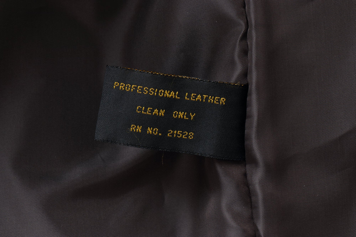 REED EST. 1950 Men's Jacket Genuine Lambskin Leather Stand UP Collar Winners Coat - Imported from Reed Leather
