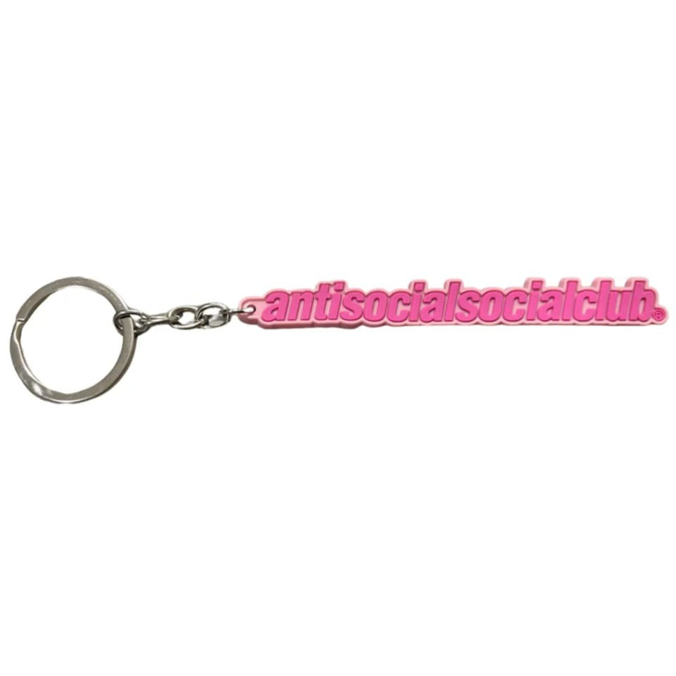 Anti Social Social Club ASSC Sidekick Keychain Pink from LacedUp