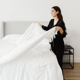 Bamboo Tassel Throw from Cozy Earth