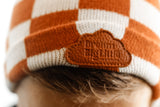 COPPER CHECKERS DREAM BEANIE from DREAM BIG LITTLE CO