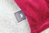 Tache Holiday Red Microfleece with Sherpa Back Throw Blanket (HRDMF) from Tache Home Fashion
