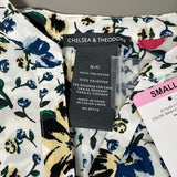 CHELSEA & THEODORE Sleeveless Blouse Women's Size S Bash Floral White 2165072 (NEW) from PayWut