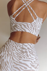 Astoria LUXE BALANCE Sports Crop - Zebra From Astoria Activewear
