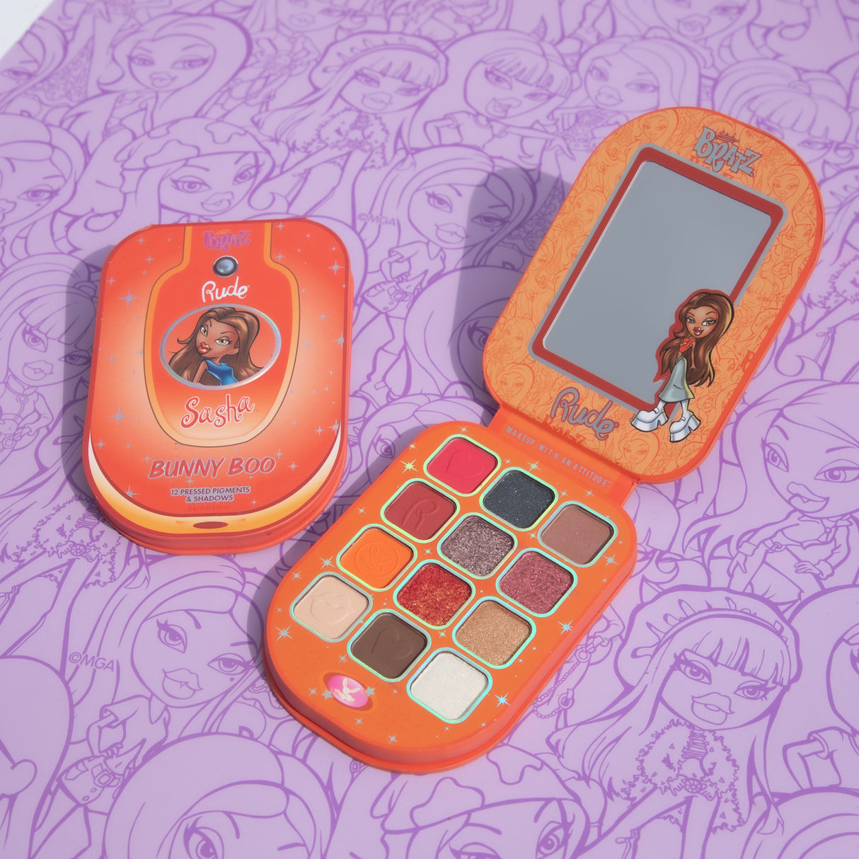 Bratz Sasha Eyeshadow Palette - Bunny Boo from Rude Cosmetics