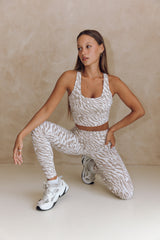 Astoria LUXE BALANCE Sports Crop - Zebra From Astoria Activewear