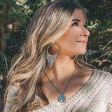 Birds Of A Feather Hoop Earrings | Silver from Hiouchi Jewels