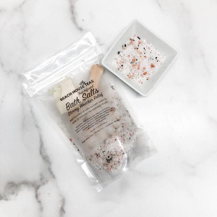 Stormy Weather Tea-Infused Bath Salts from Beach House Teas