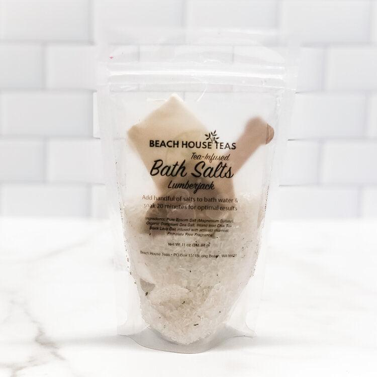 Lumberjack Tea-Infused Bath Salts from Beach House Teas