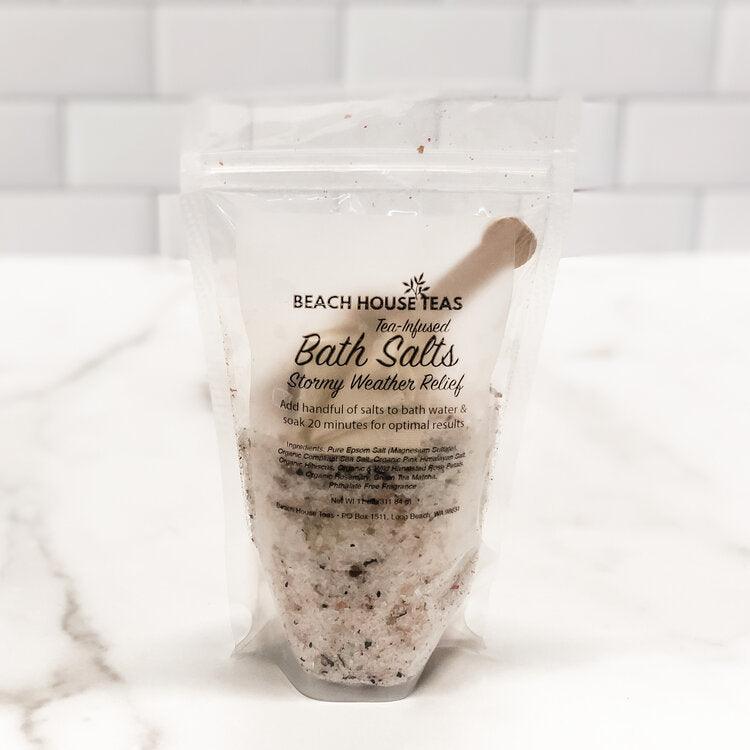 Stormy Weather Tea-Infused Bath Salts from Beach House Teas
