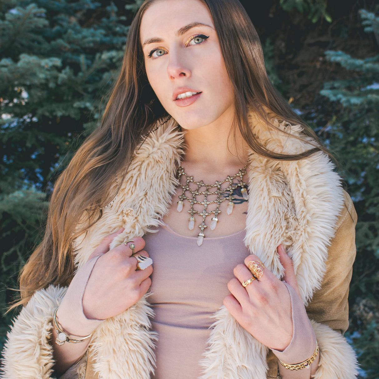 Shine On Necklace | Gold from Hiouchi Jewels