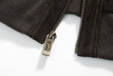 REED Men's Baseball Suede Leather Jacket (Imported) from Reed Leather