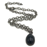 Black & Guitar String Chain Layering Necklace from Leetie Lovendale