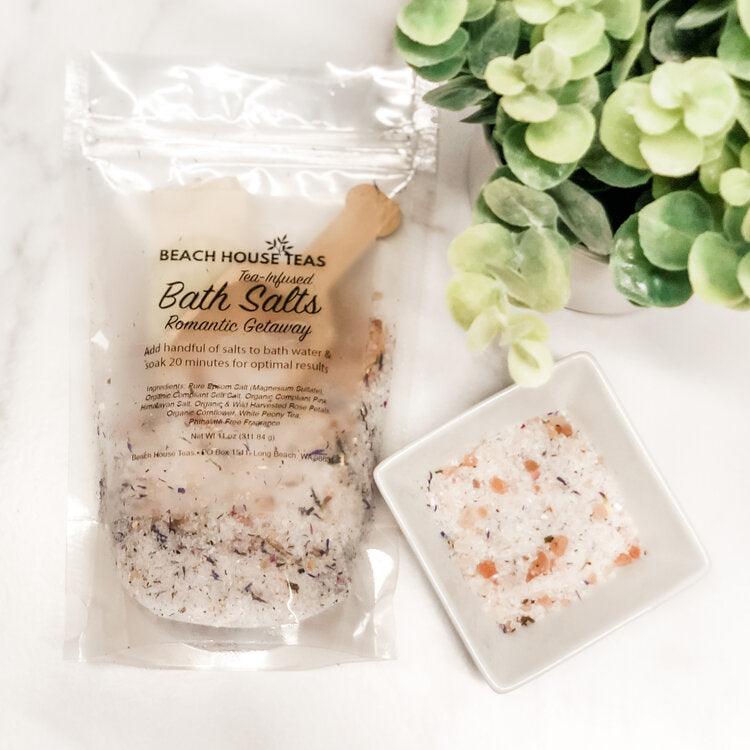 Romantic Getaway Tea-Infused Bath Salts from Beach House Teas