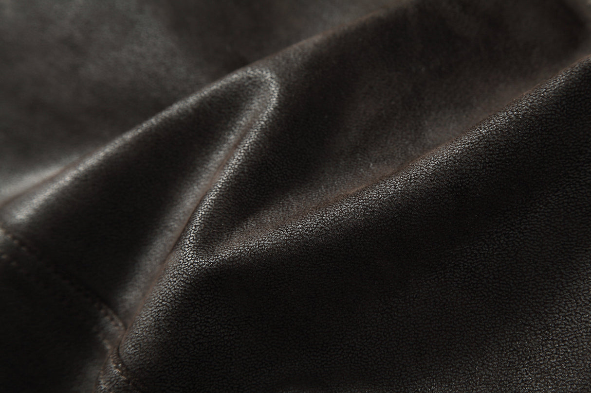 REED Men's Baseball Suede Leather Jacket (Imported) from Reed Leather