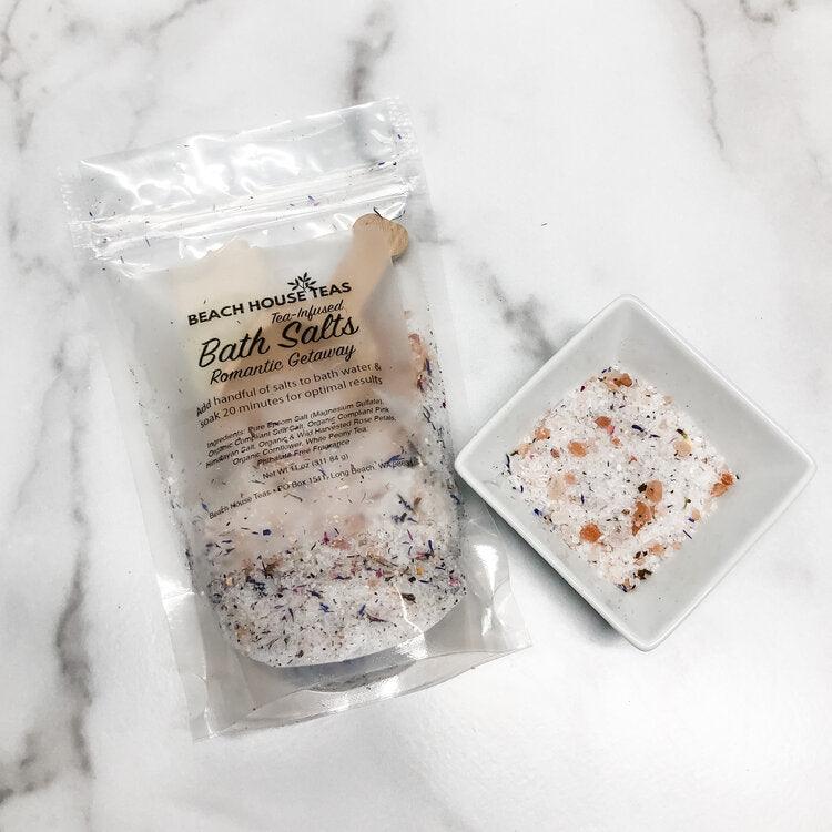 Romantic Getaway Tea-Infused Bath Salts from Beach House Teas