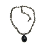 Black & Guitar String Chain Layering Necklace from Leetie Lovendale