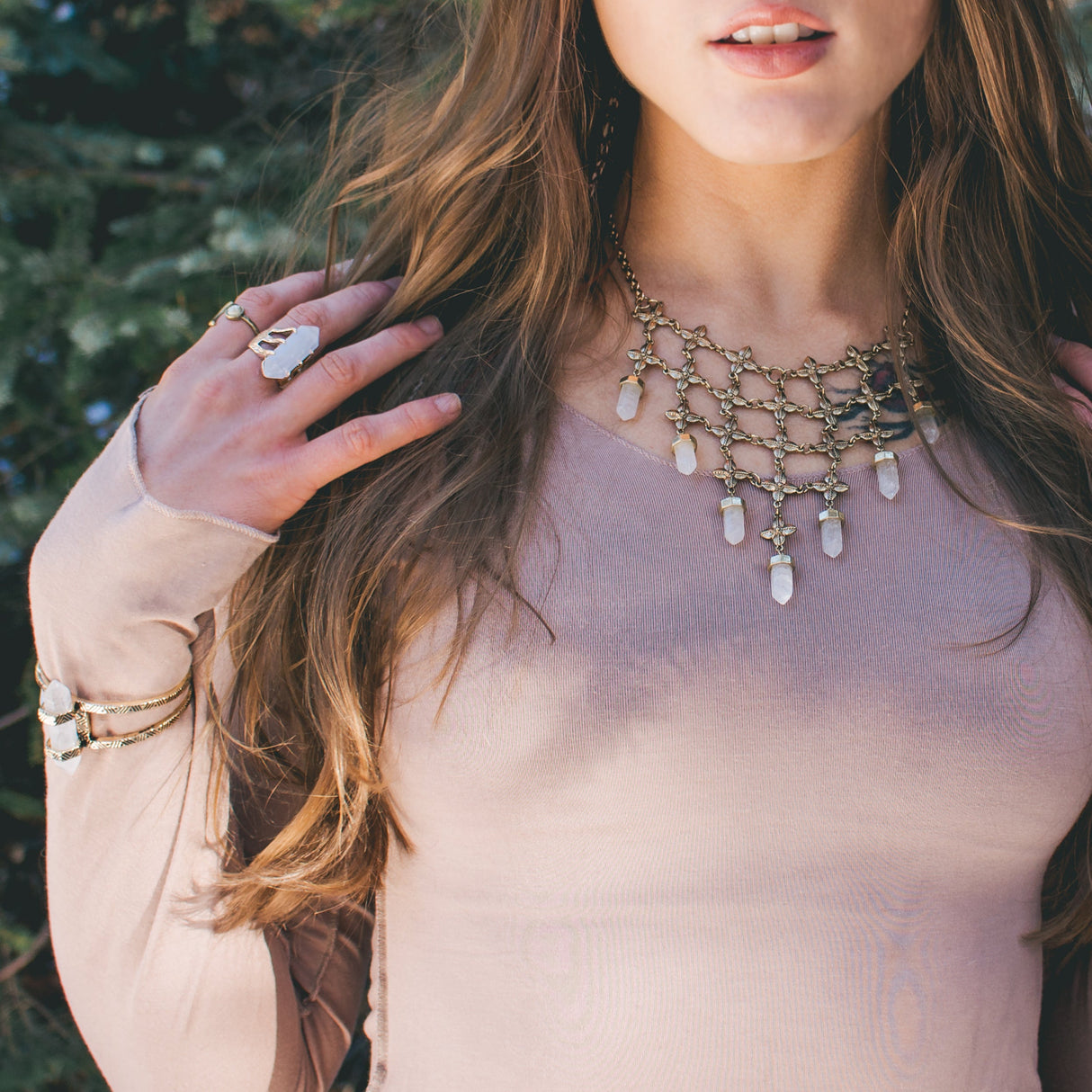 Shine On Necklace | Gold from Hiouchi Jewels