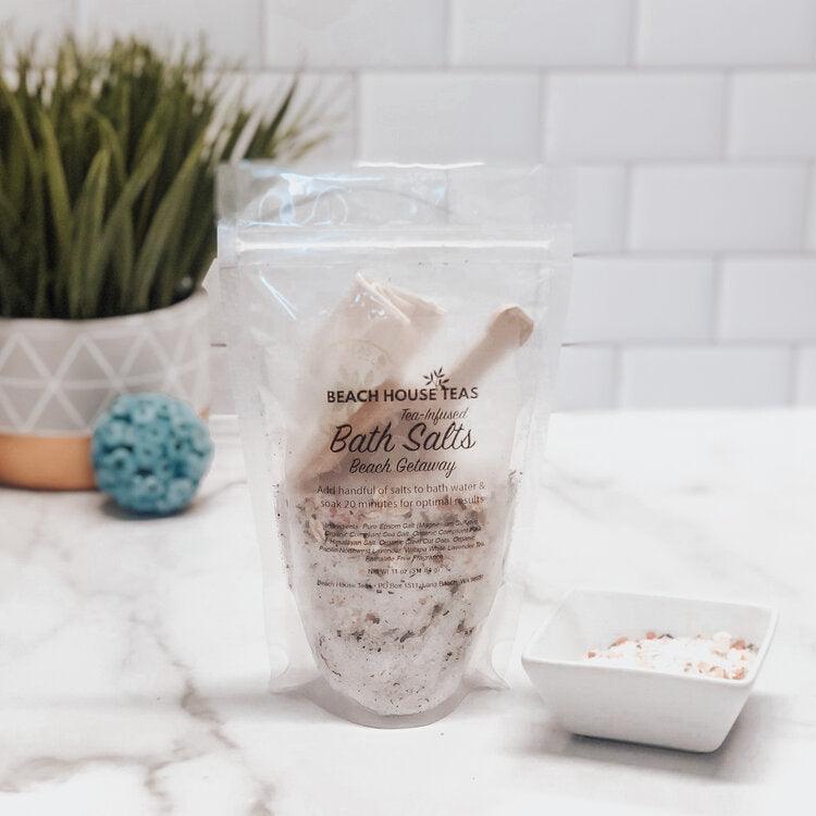 Beach Getaway Tea-Infused Bath Salts from Beach House Teas