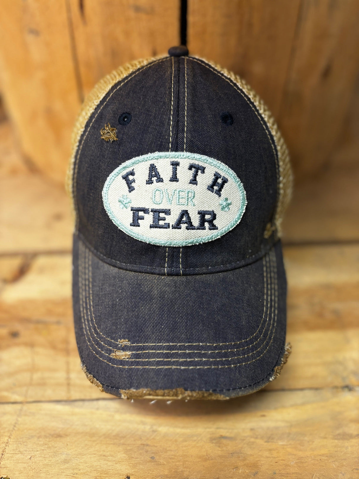 Faith over Fear Hat from The Goat Stock