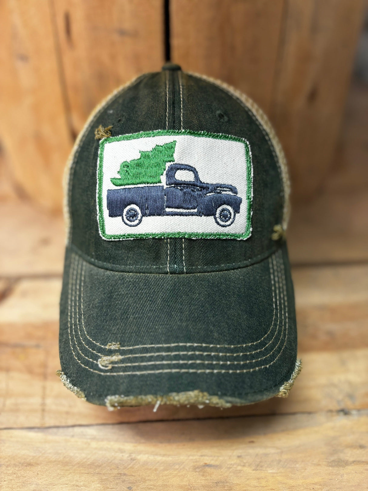 Christmas Truck Hat from The Goat Stock