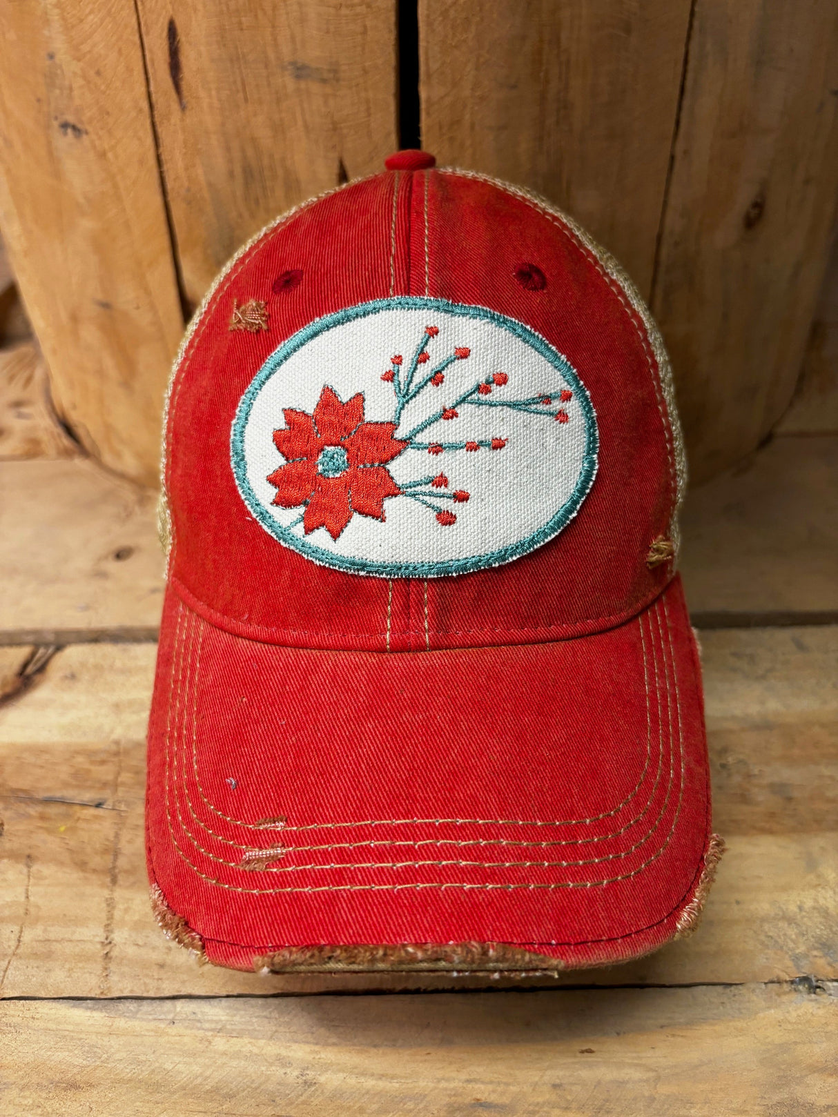 Winter Flower Hat from The Goat Stock