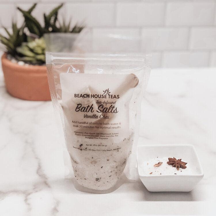 Vanilla Chai Tea-Infused Bath Salts from Beach House Teas