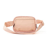 The Lennon Sherpa Belt Bag, Sling Bag, Waist Bag | Light Pink from Babs+Birdie